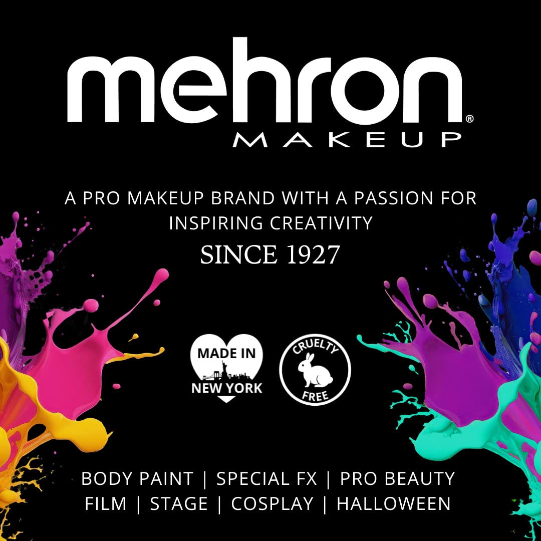 Mehron Makeup CreamBlend Stick | Face Paint, Body Paint, & Foundation Cream Makeup | Perfect for Halloween .75 oz (21 g) (Really Bright Red)