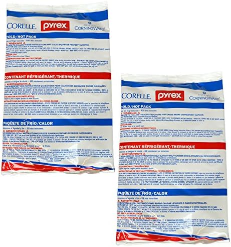 Pyrex Portables Large 11" x 7" Hot/Cold Pack - 2 Pack