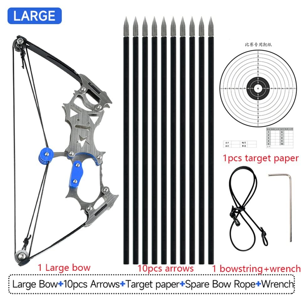 Compound Bow Archery Set Professional Competition Professional Training Outdoor Adventure Black Hexagonal Small Style