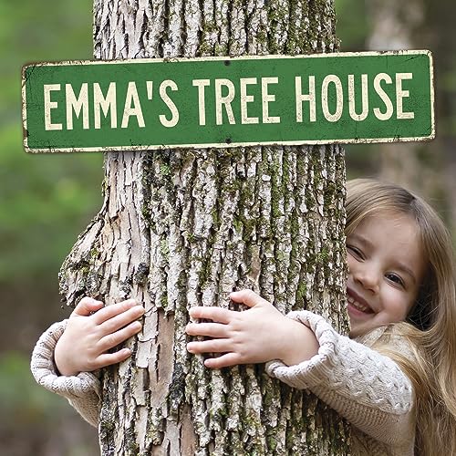 Custom Rustic Sign, Personalized Decor Street and Gift, 4x18 Inches, ACM, Fade Resistant, Made in USA