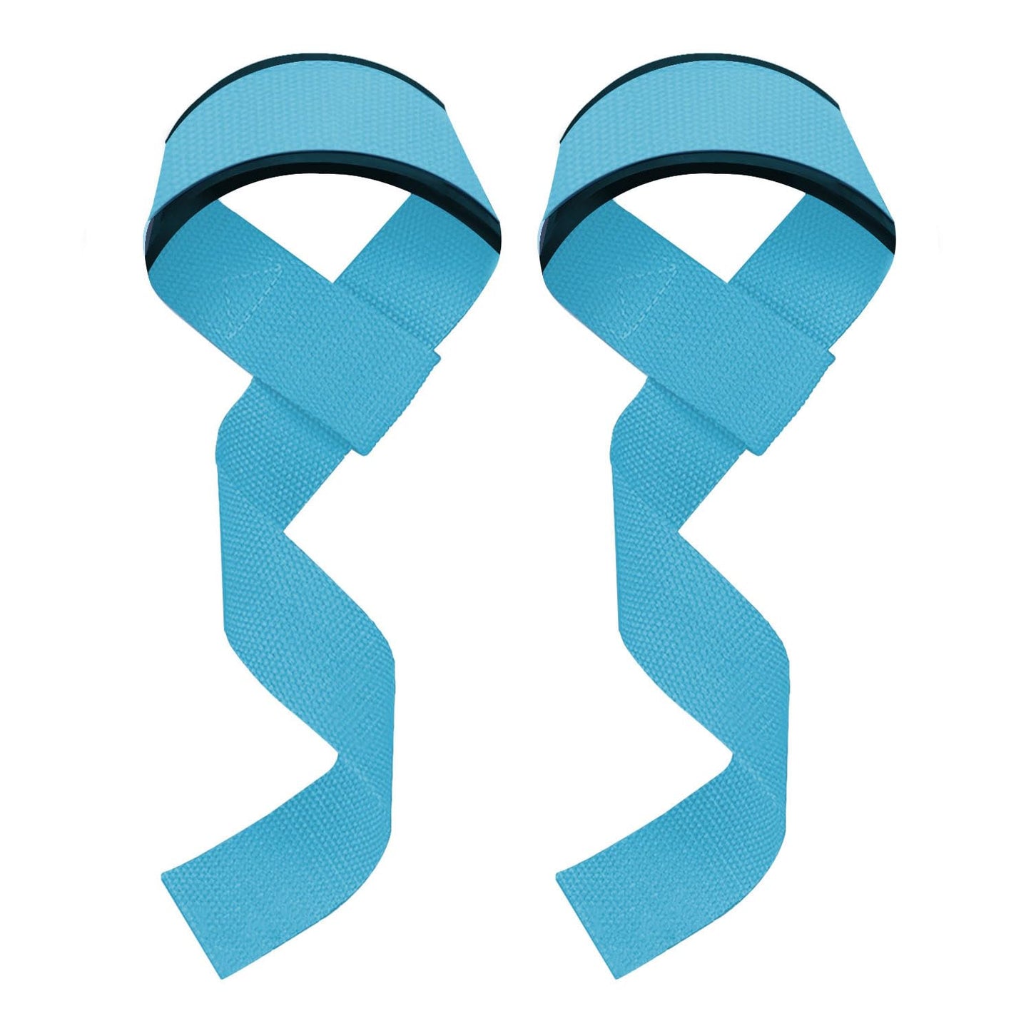 Lifting Straps, Weightlifting Straps, Deadlift Straps with Padded Neoprene for Power Lifting, Bodybuilding, Gym Workout, Strength Training & Fitness Workout - Blue