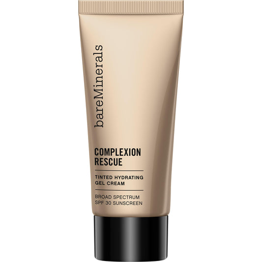 bareMinerals Complexion Rescue Tinted Moisturizer for Face with SPF 30, Vegan Tinted Mineral Sunscreen with Hyaluronic Acid, Mini Size, Birch 1.5