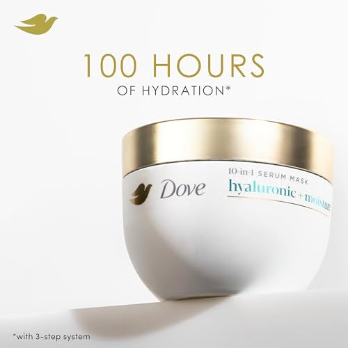 Dove 10-in-1 Hydrating Hair Mask Hyaluronic Moisture 9.2Fl Oz