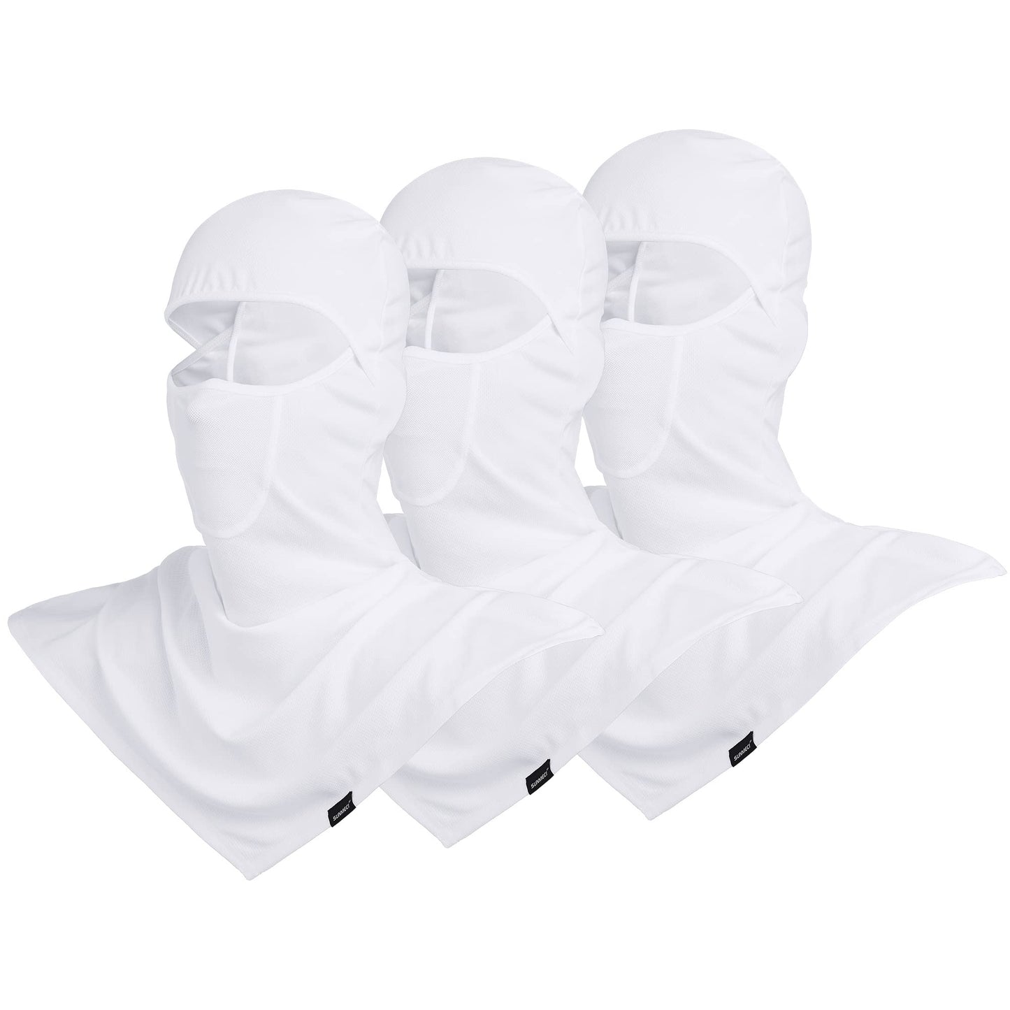 3 Pieces Balaclava - Summer Sun Protection Motorcycle Fishing Sun mask Breathable Windproof Long Face Mask for Men Women