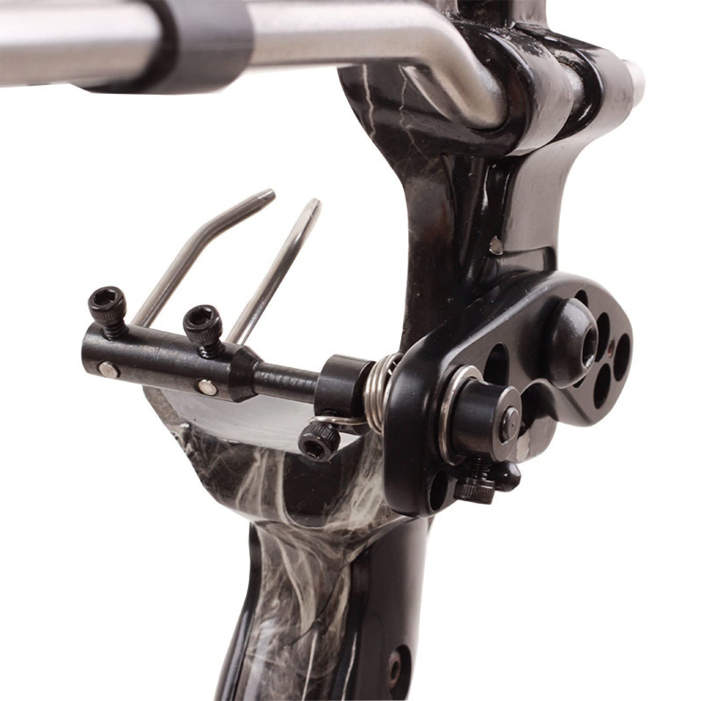 SOPOGER Archery Arrow Rest Recurve Bow Arrow Launcher Rest Arrow Rest for Compound Bow Hunting Target Shooting Screw in Right Hand (Black)