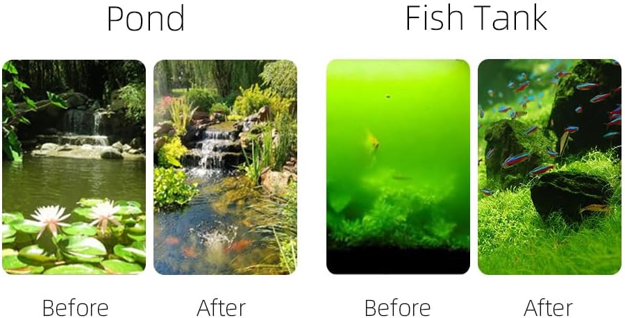 2 pcs 9 WATT UVC PL-S9/TUV G23 Base Replacement UV Light Bulb for Outdoor Pond Clarifier Compatible with JUP-01 UVE9 CF400 CF500 UVCP-9 UV Light for Aquarium