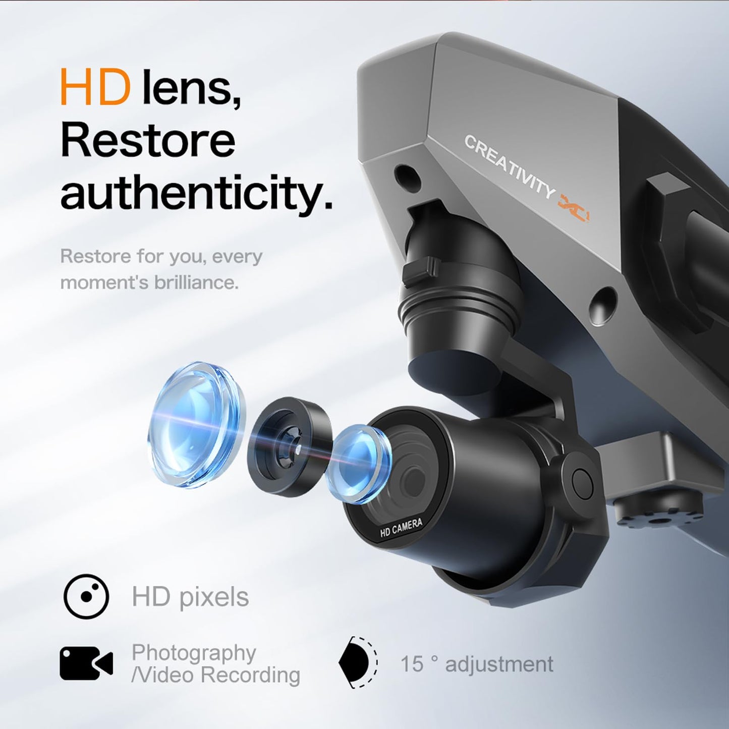 mcokoe XD1 Foldable Drone with Dual Camera & Optical Flow Positioning - 1080P HD RC Quadcopter for Adults/Beginners, 3-Section Battery, Indoor/Outdoor Aerial Photography, FAA Certified