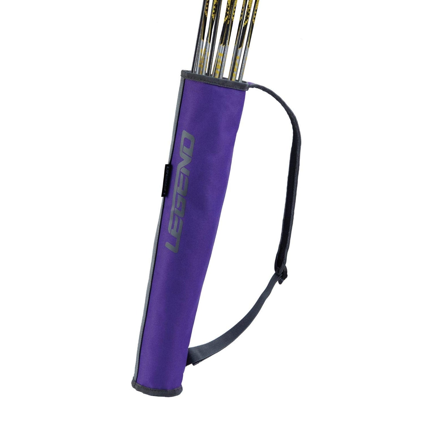 Legend Arrow Quiver for Kids and Adults - Arrow Case for 16 Arrows - Back Bow Quiver for Left or Right-Handed Archers - Sling Arrow Carry Case - Arrow Holders for Archery with Padded Shoulder Strap