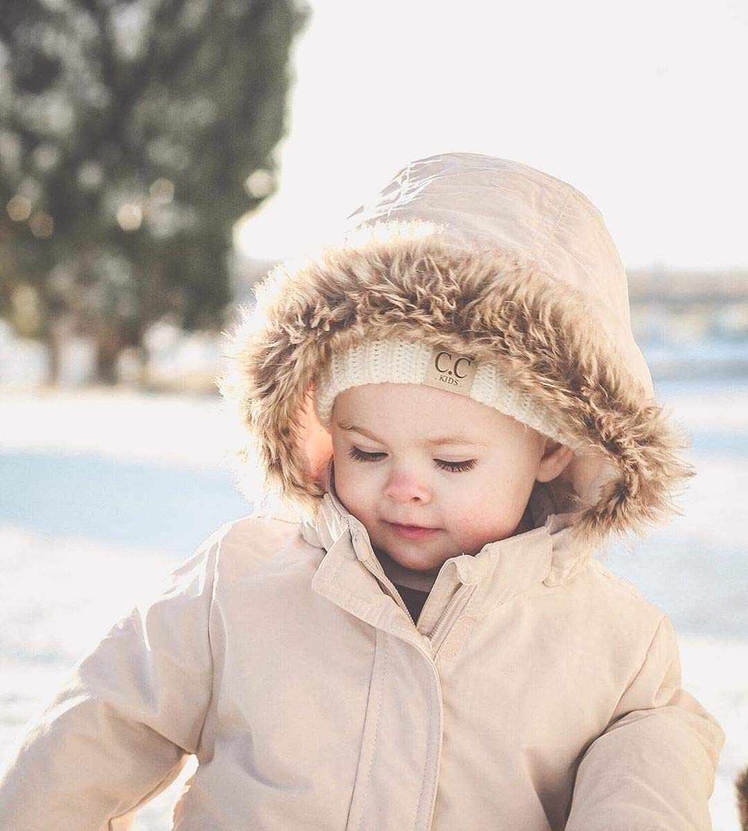 Funky Junque Kids Beanie (NO POM) - Ivory