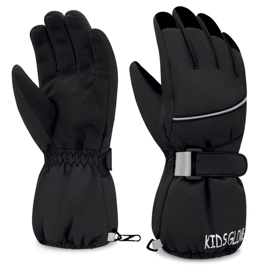 Sarfel Boys Snow Gloves for Boys Winter Gloves Boys Waterproof Gloves Girls Winter Gloves Girls Gloves Boys Gloves 10-12 Years