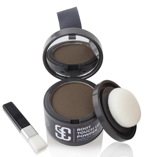 SOVONCARE Instantly Hairline Powder-Maycheer Conceals Gray Hair Loss Shadow Coverage Magic Color Root Touch Up for Women & Men Medium Brown