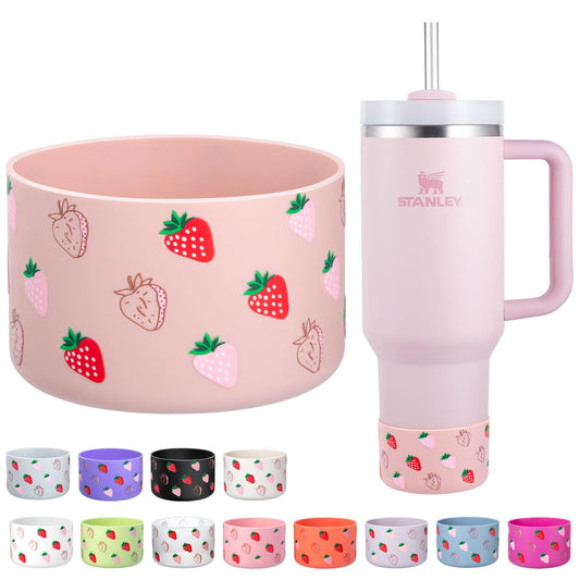 Silicone Boot for Stanley Cup 40 30 20 OZ, Bottom Boot for Stanley 30OZ 20OZ IceFlow Tumbler, Bottom Cover Protector for Stanley Cup Boots Accessories