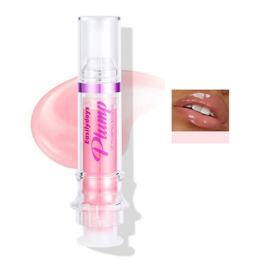 Easilydays Lifter Plumping Booster Lipstick, Hydrating, Volumizes, High-Shine, Fuller Lip Plumper for Women Girls (#01)