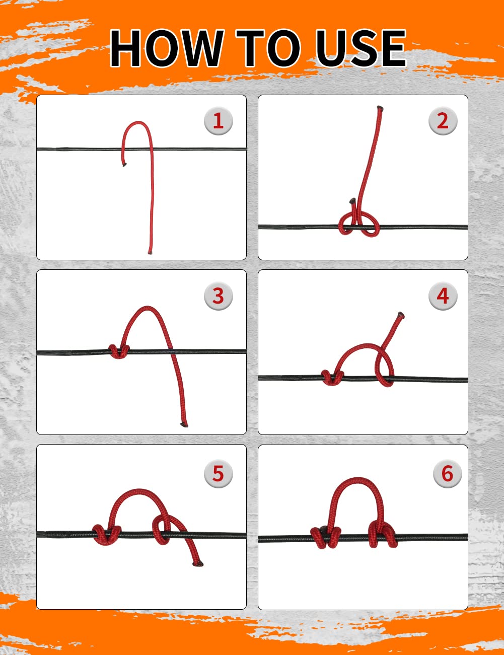 THREE ARCHERS Archery D Loop Rope for Compound Bow D Ring Buckle Release Nocking Loop Material（Pack 3） Bowstring Serving Thread D Loop Buckle (Black+red)