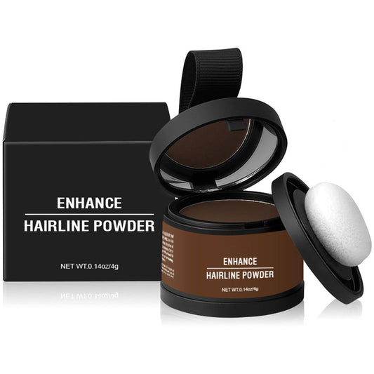 Maycheer Hair Rich Shading Powder, Magic Cover Up - Enhance Hairline and Conceal Hair Loss Instantly (01 Ash Brown, 1 Fl Oz)