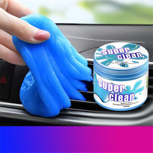 Universal Dust Cleaning Gel – 1 Pack Reusable Slime Cleaner for Car Interior, Keyboards, Laptops, Air Vents, Electronics & Office Equipment – Reaches Tight Cracks & Hard-to-Reach Areas