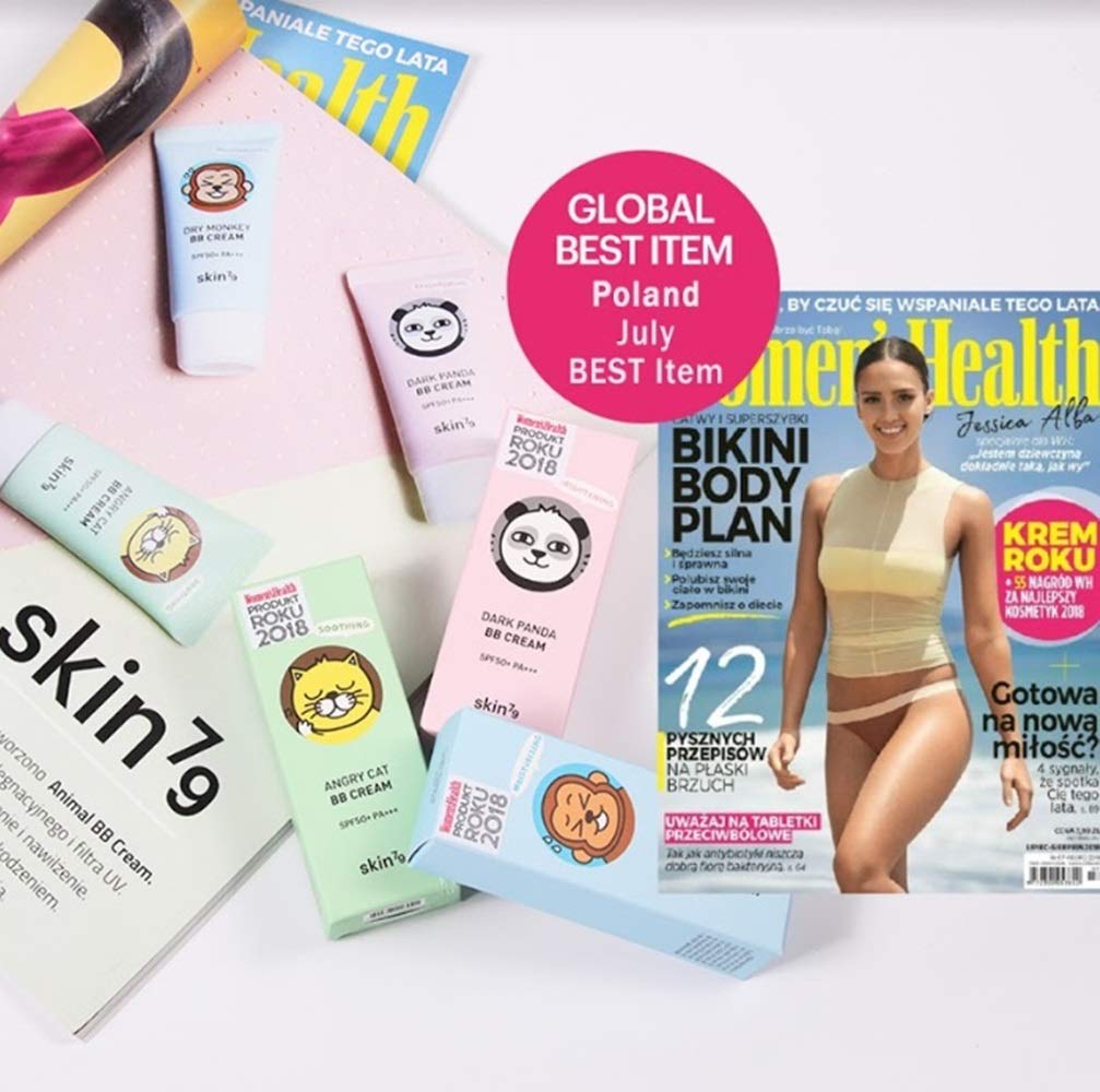 SKIN79 Animal BB Cream Angry Cat Dark Panda Dry Monkey SPF 50+ PA+++ Made In Korea (Angry Cat)