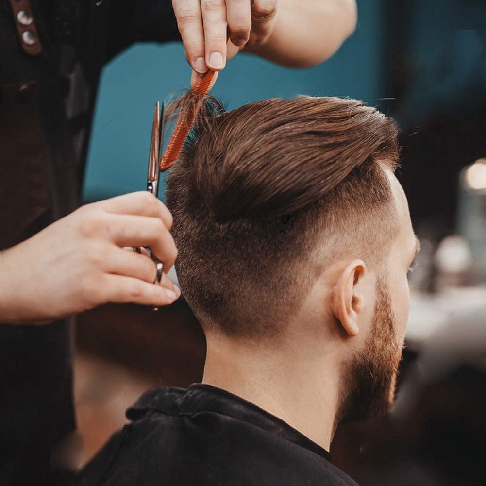 Black Waterproof Hair Salon Cape Professional Barber Cape with Metal Snap Closure Hair Cutting Cape (Black-3 Pack)