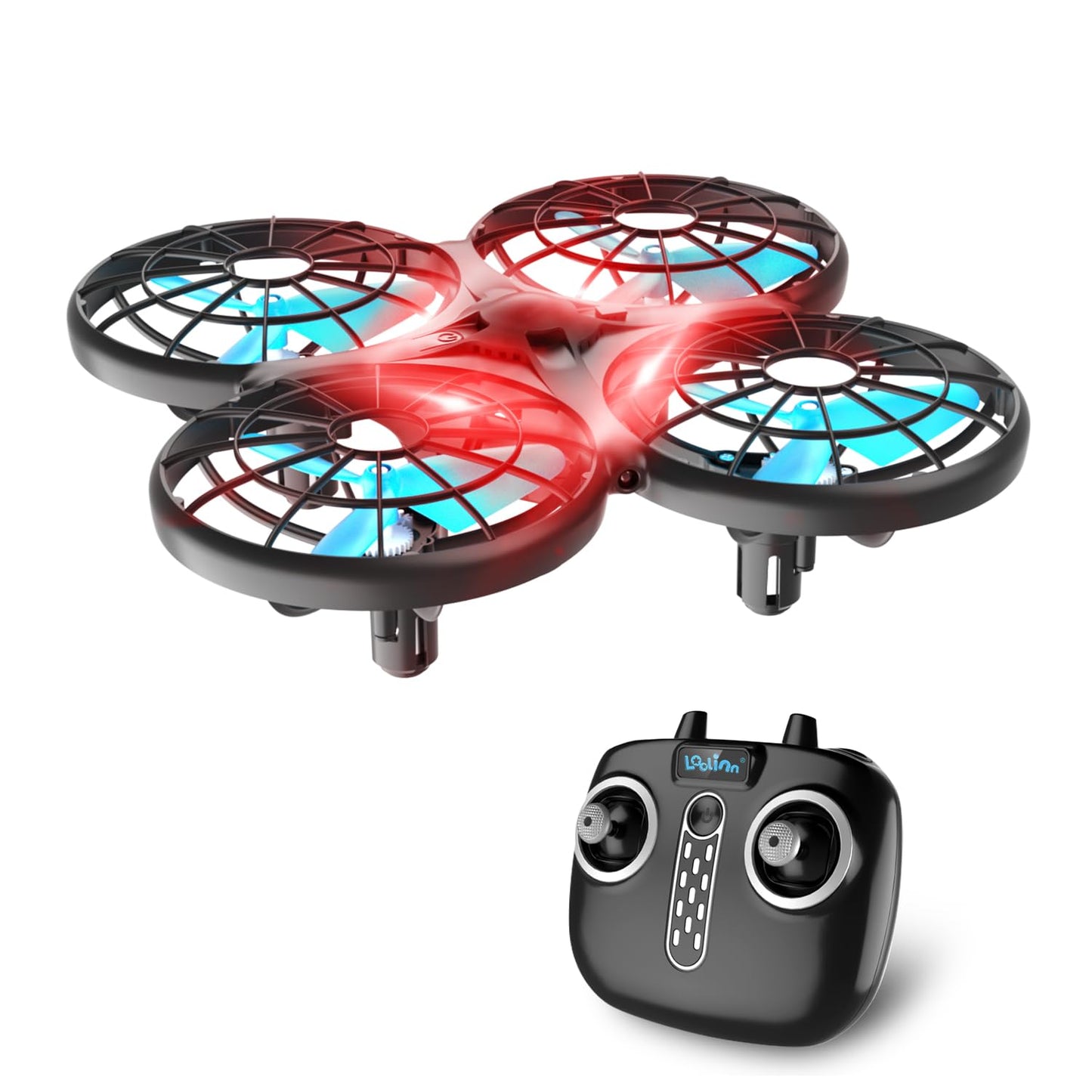 Loolinn | Drones for kids Gifts - Mini Drone, RC Drone with Auto Anti-Collision Technology/Safe for Kids/Easy to Fly / 360° Flip/Hand-Controlled Mode (Gift for Boys and Girls)