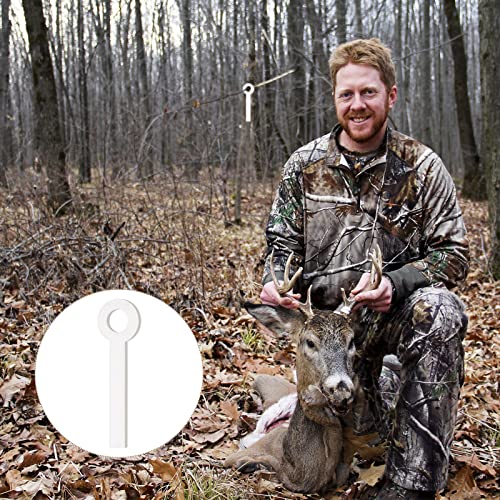 Oudain Deer Urine Wick White Hunting Scent Buck Attractant Wicks for Hunting Doe Estrus Wicks Absorbing Wick for Hunting Whitetail Deer Scent Drags(30 Pcs)