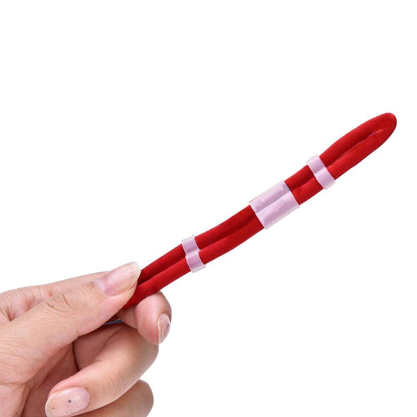 Archery Bow Slings, Archery Fingersling Recurve Bow Fingersling Shooting Fingersling Archery Finger Comfortable Wear Resistant for Recurve Bow(Red,M)