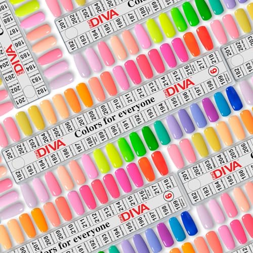 DND Diva Gel Polish Set, First Class Collection, UV/LED Gel Polish and Air Dry Nail Lacquer, Matching Chip-Free Polish Duo, 186 Peach Mimosa, 0.5 Fl Oz