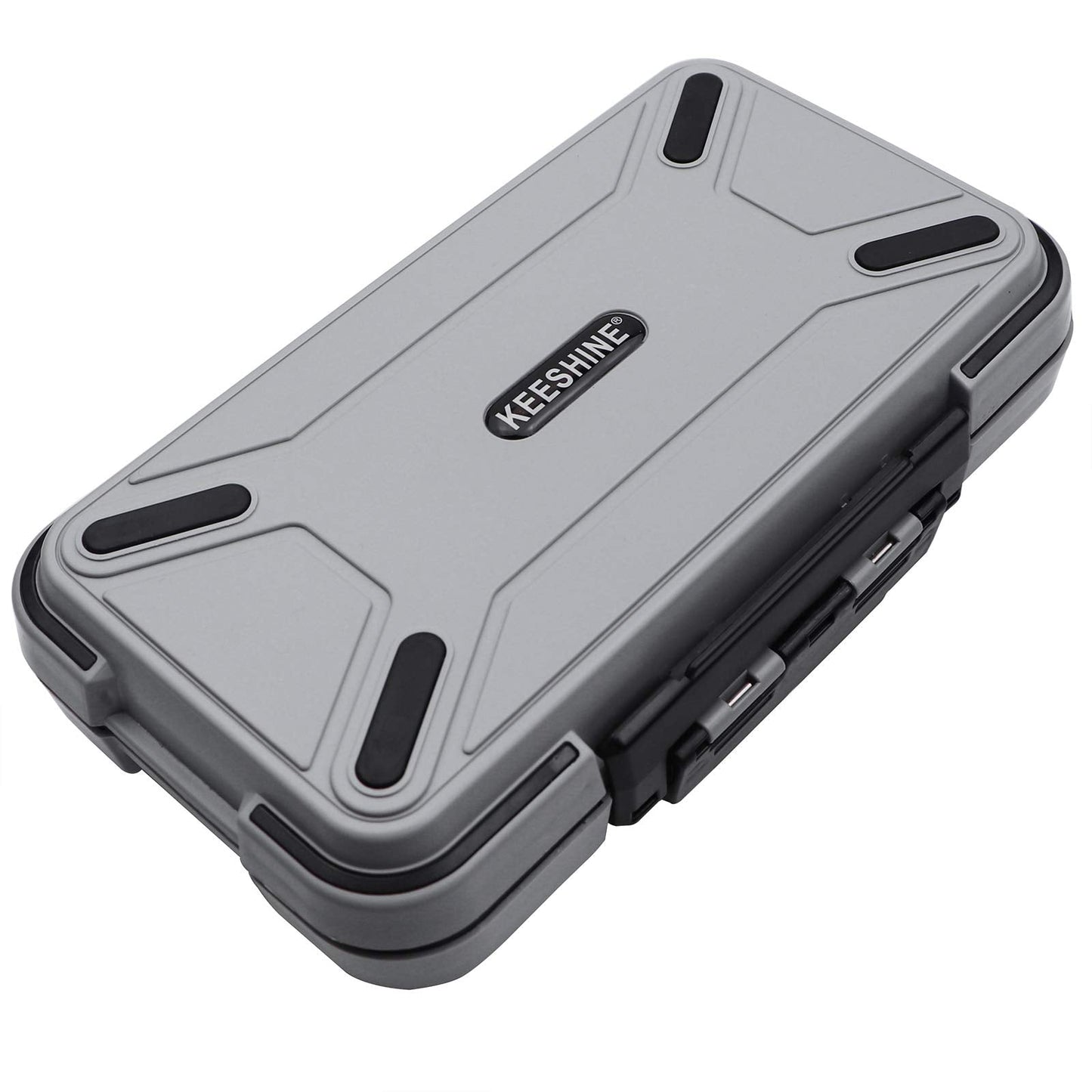 KEESHINE Fishing Tackle Box, Floating Storage Box, Double-Sided Lure Box with Adjustable Dividers Organizer Making Kit Container