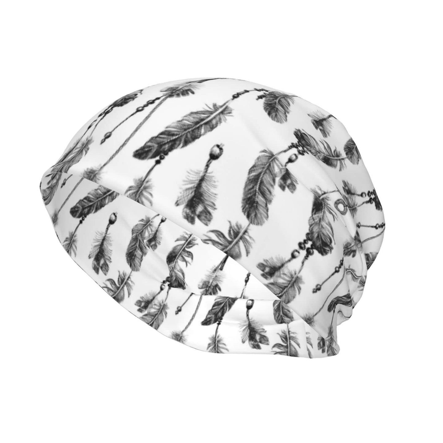 Native American Beanie,Indian Beanie Hats Stretch Scarf Head Wrap Winter Knit Hat for Women Men