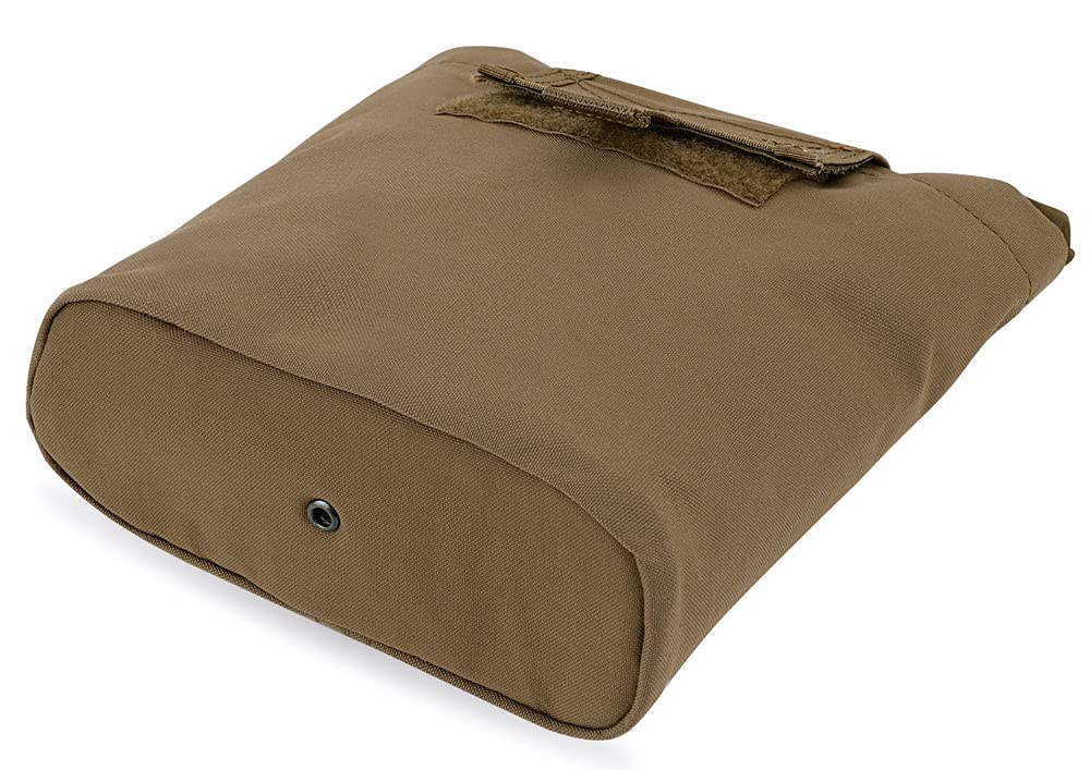 KRYDEX Molle Dump Pouch Roll-Up Drawstring Magazine Utility Pouch Folding Dump Bag (CB)