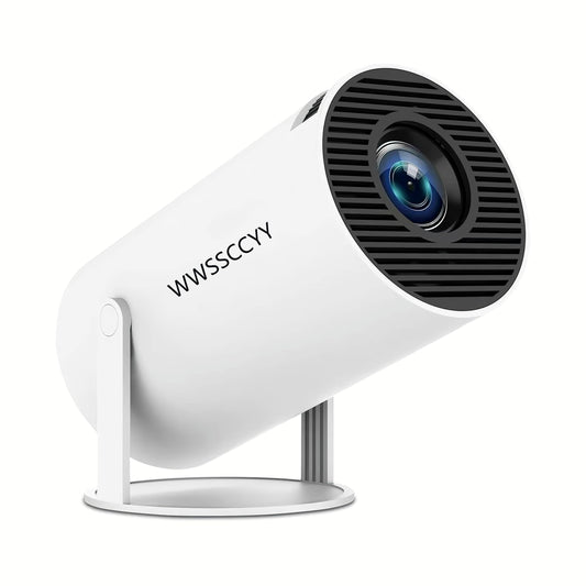 Mini Projector, 4K Decoding, 1080P Resolution, Compatible with Smartphones, Laptops, Tablets and Home Theater Devices, Equipped with Bluetooth 5.0 and Wi-Fi 6, Runs on Android 11.0 System