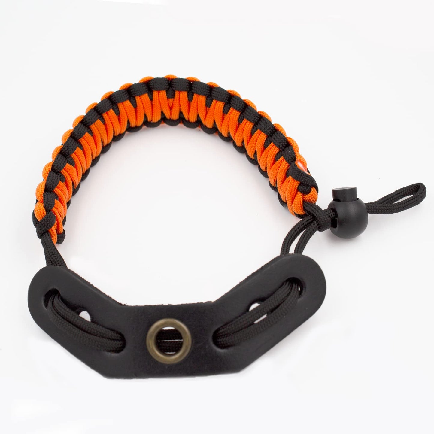 Bow Wrist Sling, 550 Paracord Strap Comfortable on Hand, Fit Compound Bow & Recurve (Orange-Black)