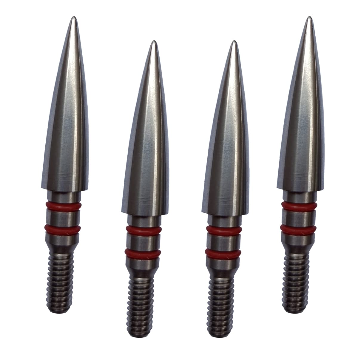 Aklisdlha Field Points arrowheads 100/125/150/200/300 Grains Archery Field Points,Stainless Steel Screw in Archery Field Tips and Broadheads (1 Dozen 12 PCS) (9/32″-100 Grains)