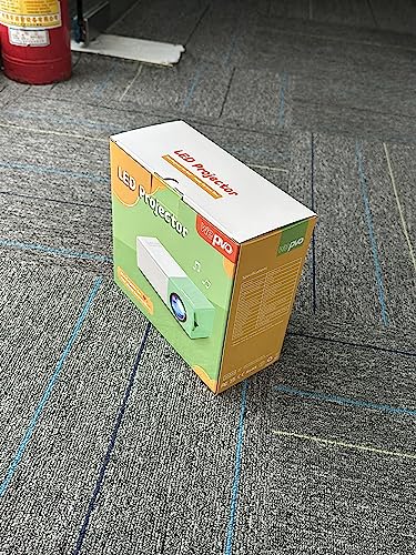 wepvo Projector Mini Portable Outdoor Movie Projectors, LED Pico Video Projector for Home Theater Film Projectors, Compatible with Smartphone/ Tablet/ Laptop/ TV Stick/ PS/ USB