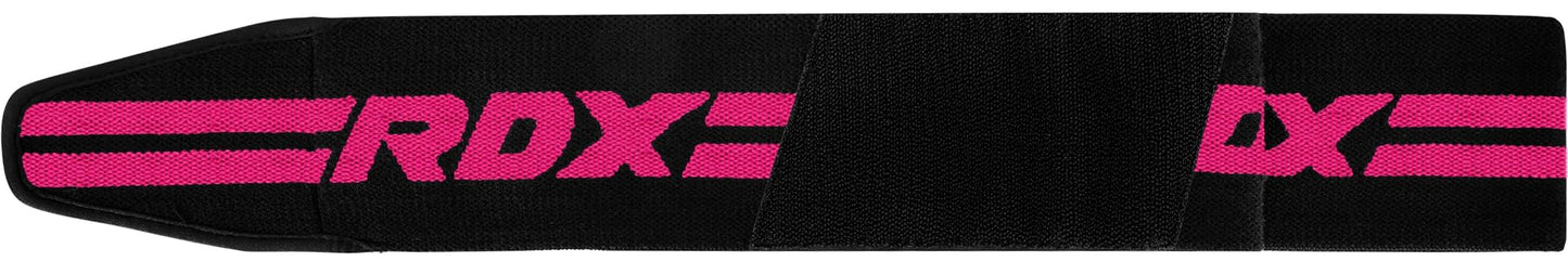 RDX Knee Wraps for Weightlifting, 78” Elasticated Straps Power Lifting Leg Press Support Gym Fitness Squats Workout Men Women