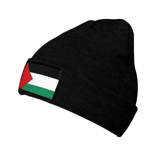 LVGOOKI Cute Palestine Flag Hats Unisex Flag Beanie Hats for Men Women Skull Knit Hat Winter Beanies Hat