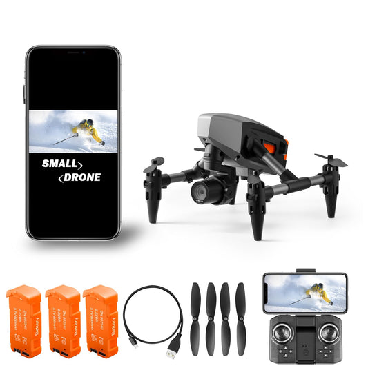 mcokoe XD1 Foldable Drone with Dual Camera & Optical Flow Positioning - 1080P HD RC Quadcopter for Adults/Beginners, 3-Section Battery, Indoor/Outdoor Aerial Photography, FAA Certified