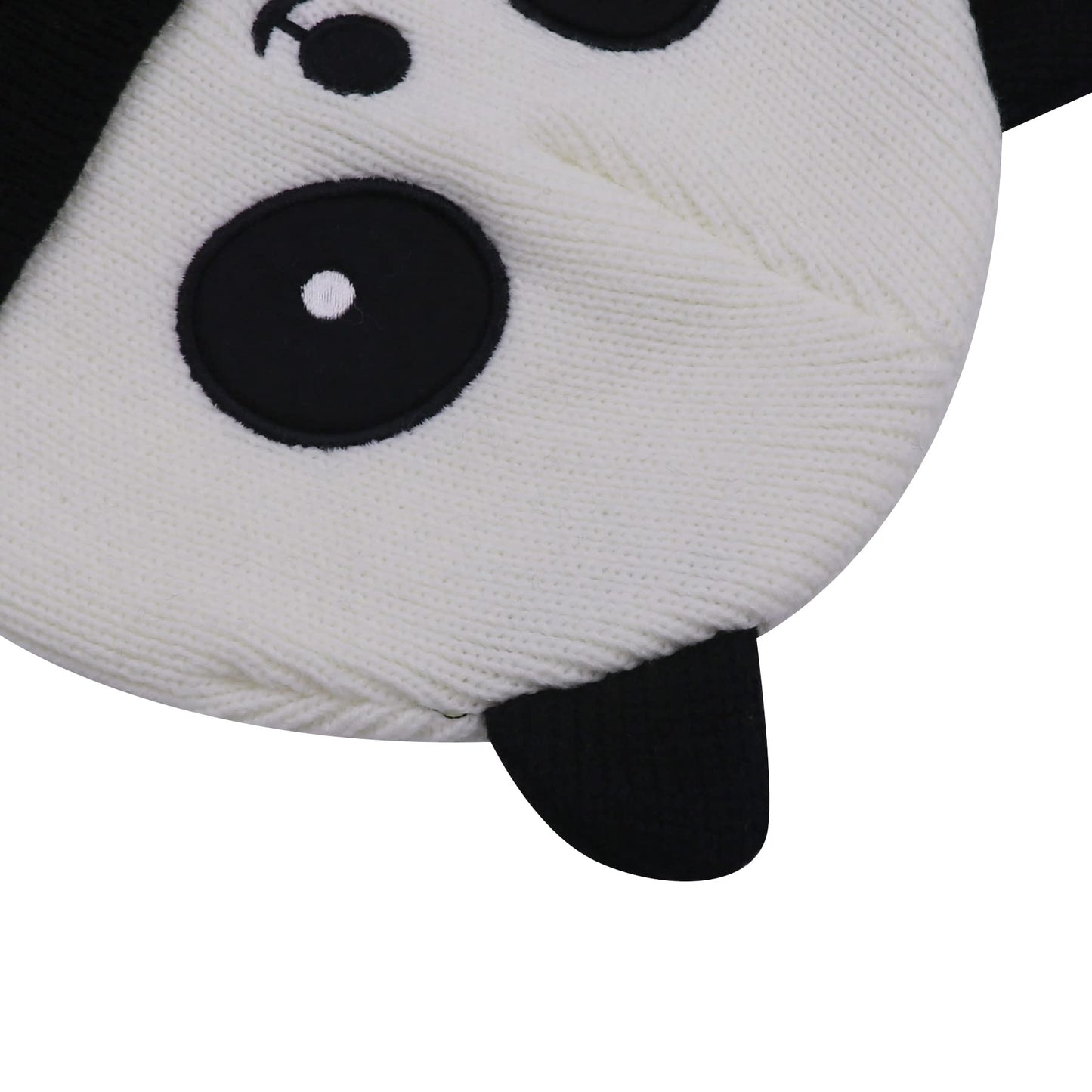 MOSSTYUS Women Men Knit Beanie Hat Winter Warm Knitted Skull Cuffed Beanies Cap Crochet Christmas Ski Beanie Headgear, Panda