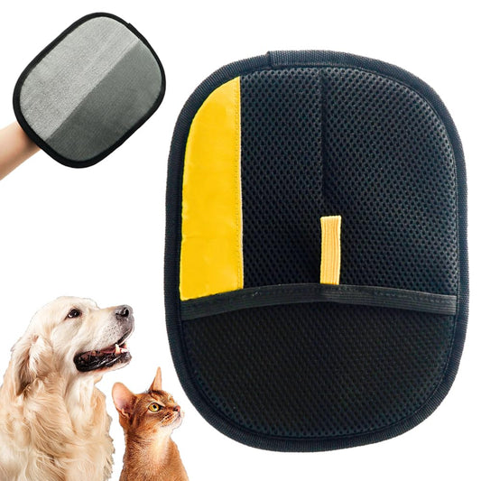 Pet Hair Removal Glove for Cats & Dogs, 2025 New Upgrade Efficient Grooming Gloves for Pet Hair, Cat Grooming Gloves for Hair Removal, Reusable Pet Hair Remover Glove