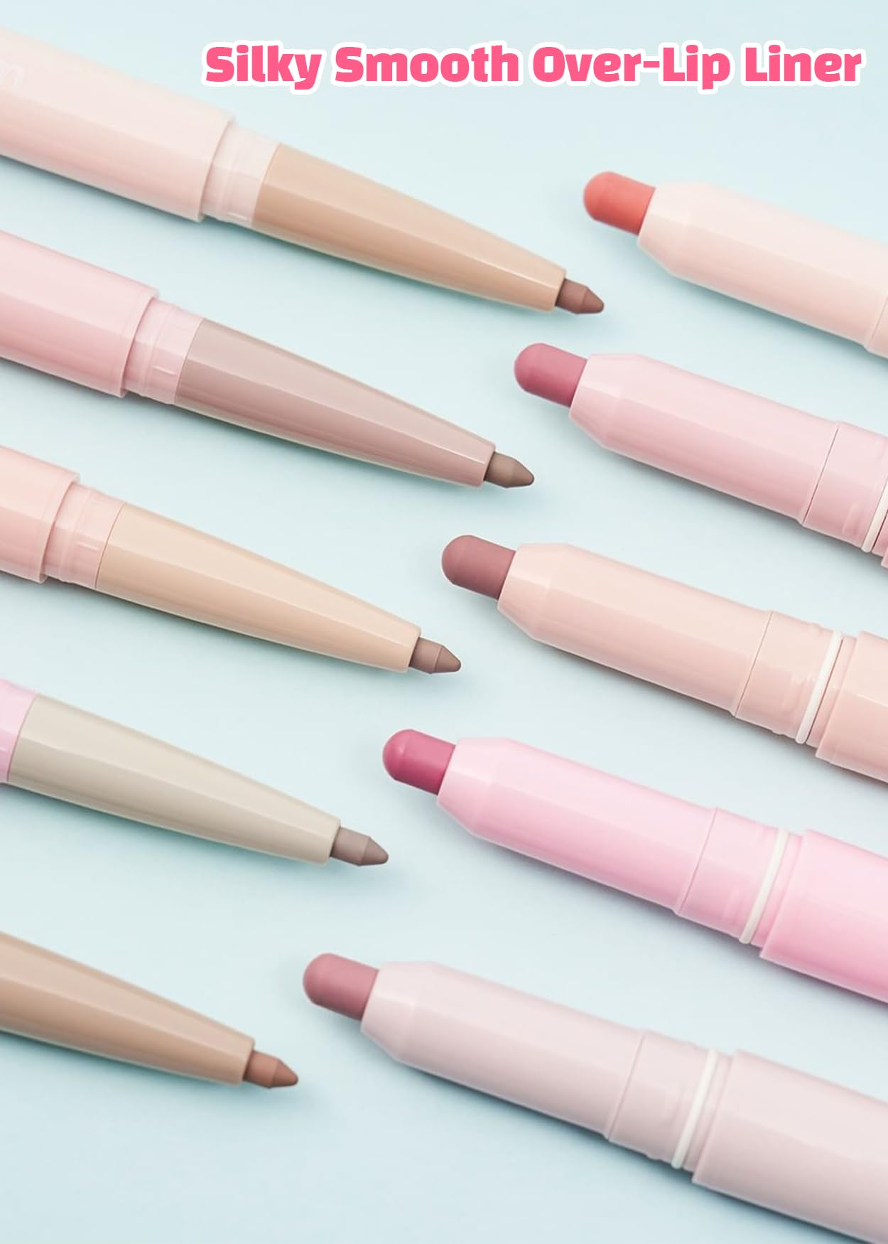 COLORGRAM All In One Over-Lip Maker 03 Peach Beige | Versatile Lip Liner & Contour with Natural Shades, Matte finish, Bigger and Fuller Lips, Plumping effect, Smooth creamy texture
