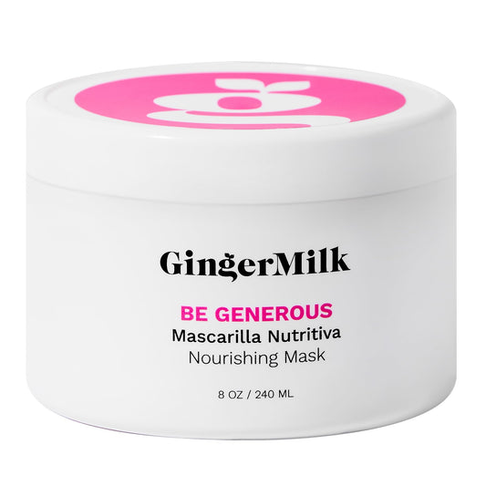 GINGER MILK - Hair Mask For Damaged & Dry Hair, Deep Conditioning, Promotes Growth (8 oz.)