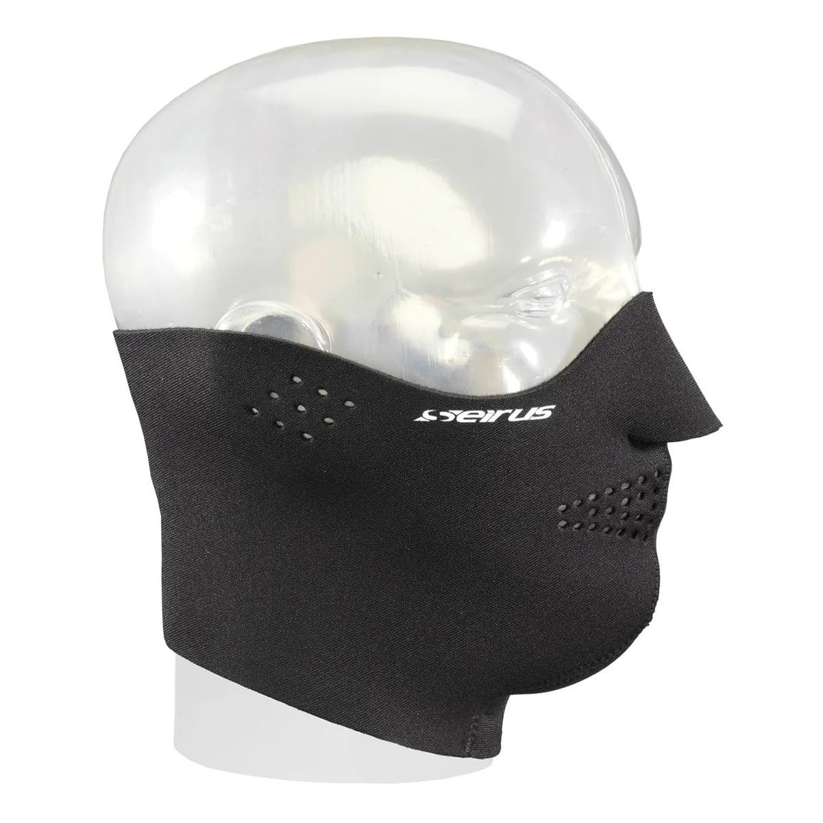 Seirus Innovation 6820 Neofleece Extreme Adjustable Face Masque - Winter Cold Weather Face Protection over the Ears and Neck - Small, Black