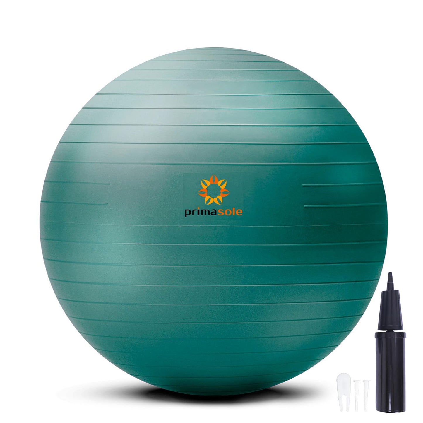 Primasole Exercise Ball for Balance Stability Fitness Workout Yoga Pilates at Home Office & Gym 25.6 inch Jango Green