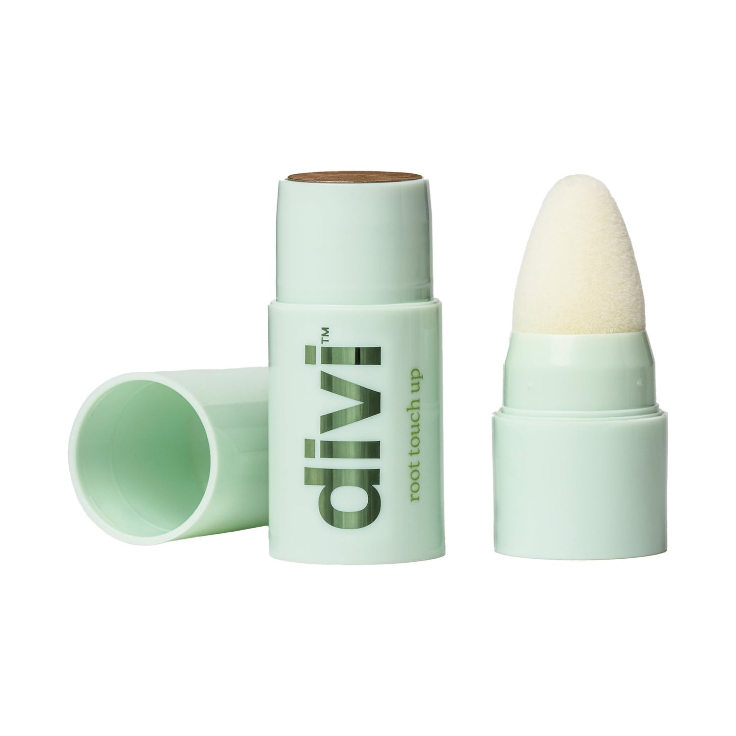 Divi Root Touch Up Powder for Gray Hair Coverage, Medium Brown