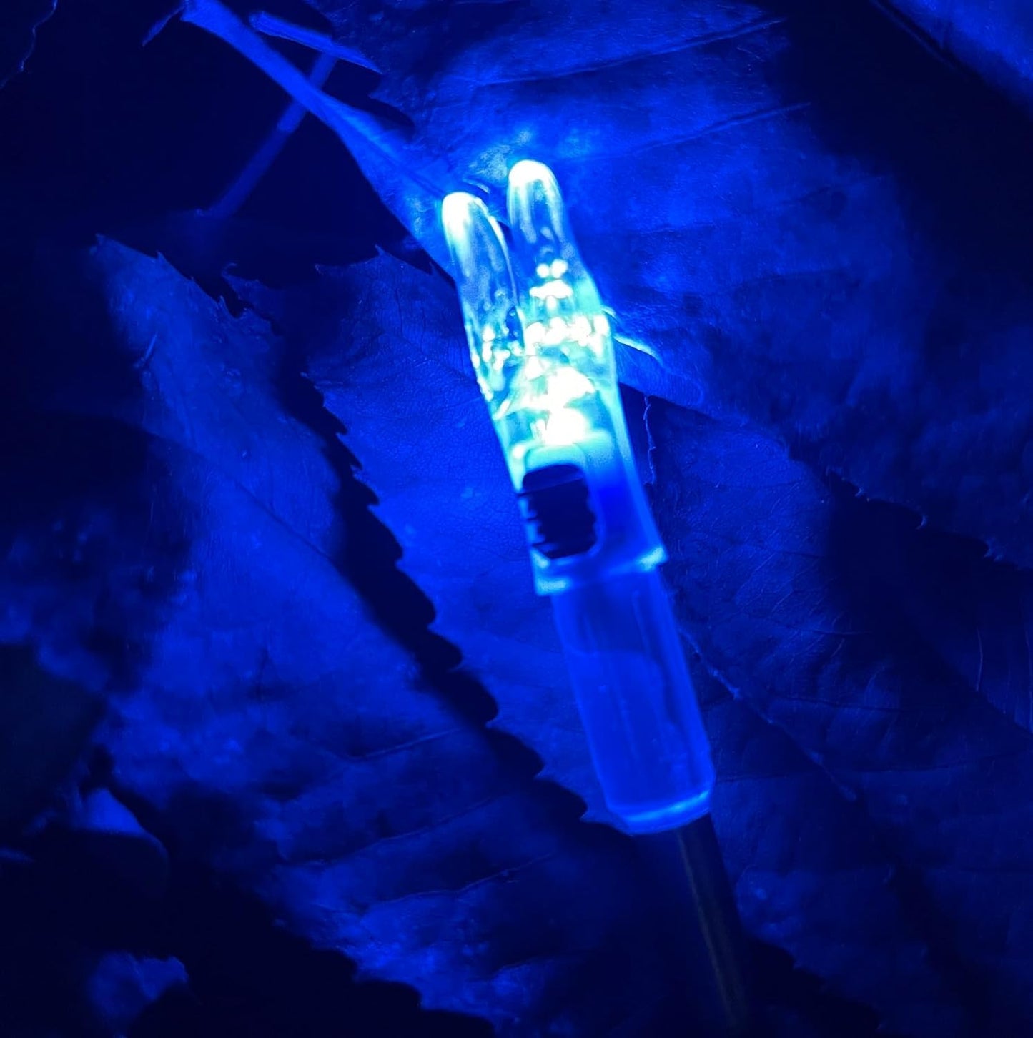 DEEPOWER S Lighted Nocks for Arrows .244/6.2mm 6/12 Pack Lighted Arrow Nocks for Archery Hunting (6, Blue)