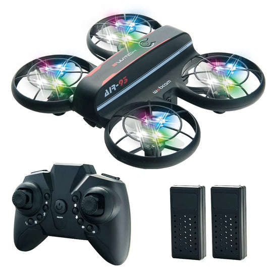 JIETENGFEI RC Drone with Altitude Hold and Headless Mode,Quadcopter with Blue&Green Light,Propeller Full Protect,2 Batteries and Remote Control,Easy to fly Kids Gifts Toys for Boys and Girls