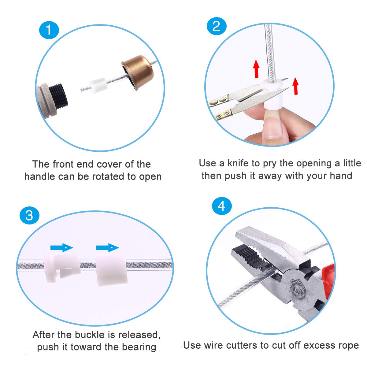 Gaoykai weighted jump rope for handle,Tangle-Free PU Wire rope with bearing comfortable foam handle,skipping rope for workout and fitness training for men women and kids