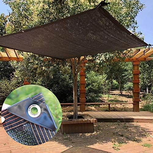 winemana 70% Black Shade Cloth, 12 x 8 FT Durable Mesh Tarp with Grommets, Resistant Garden Sun Shade Netting with Taped Edge for Plant Cover, Greenhouse, Patio, Tomatoes, Chicken Coop, Barn Kennel