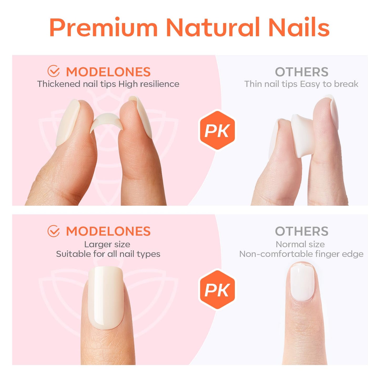 Modelones Green Press on Nails Almond, Short Almond Fake Nails, Reusable Nail Kit with Nail Glue Adhesive Tabs Mini Nail File, Nails Press Ons 32Pcs 16 Sizes