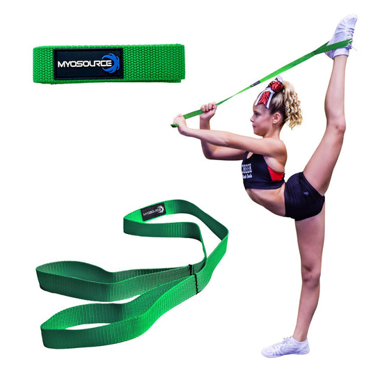 Myosource Kinetic Bands Cheerleading Stunt Strap, Emerald