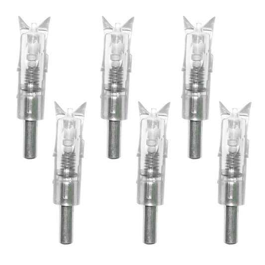 6PCS Lighted Nocks for Crossbow with .300/7.62mm Inside Diameter Led Nocks Arrow nocks for Archery Hunting